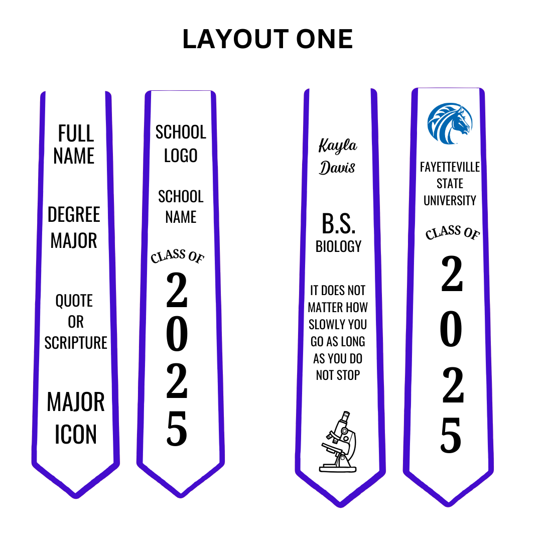 Collegiate Graduation Stole