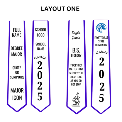 Collegiate Graduation Stole