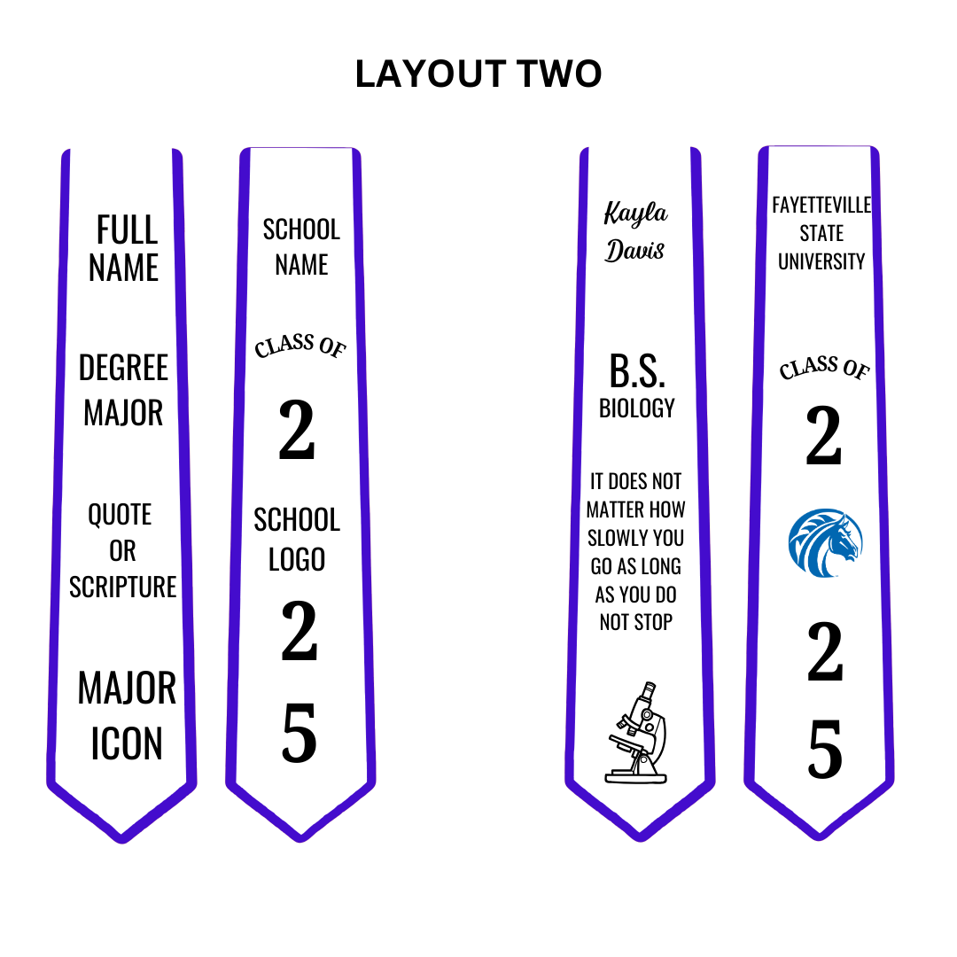 Collegiate Graduation Stole