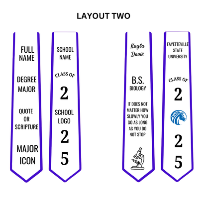 Collegiate Graduation Stole