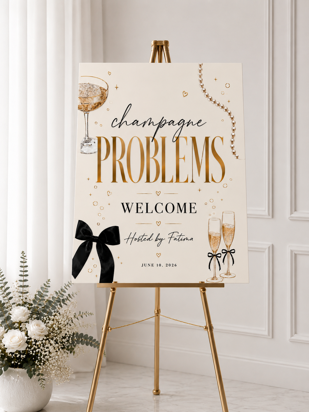 Welcome Sign (Foam Board)