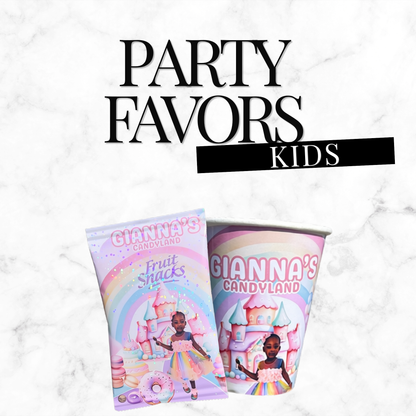 Custom Kids Party Favors
